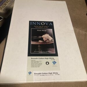 Innova Smooth Cotton High White 11” x 17” Paper 315 GSM Art Printing Photo Range